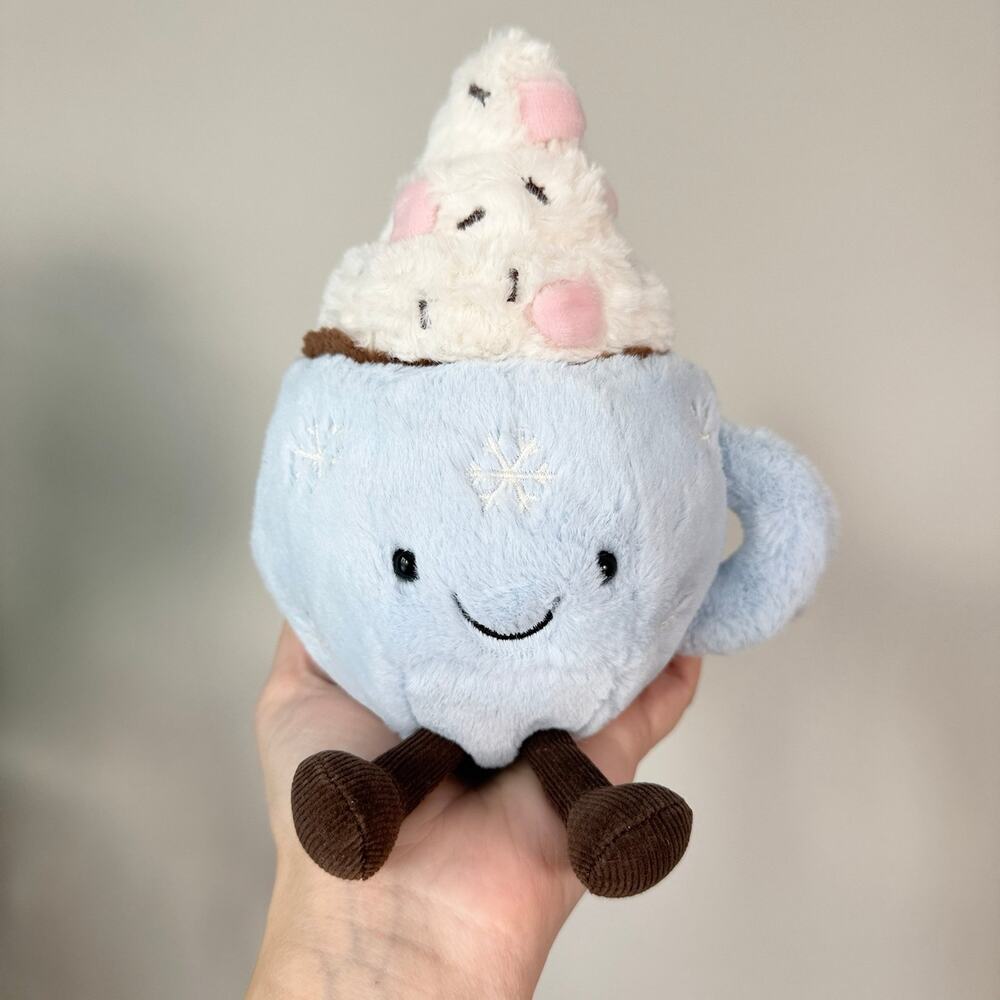 AUTHENTIC Jellycat Amuseables Hot Chocolate With Marshmallows - NWT